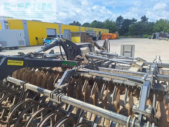 Grada de disco - Agroland - titanium heavy 500 mit fahrwerk