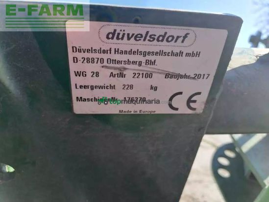 Riego - Düvelsdorf - wildkrautbesen stahl euro/ 3punkt