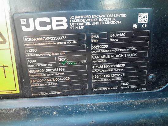 Telescopica JCB 540.180