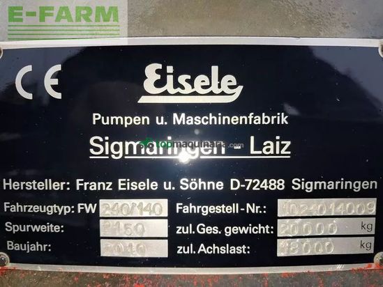 Equipamiento / accesorio - Eisele - fw240/140 tandemfass