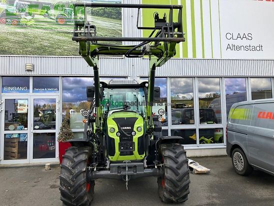 Tractor agrícola - Claas - elios 210 + fl 40 e + klima + druckluft