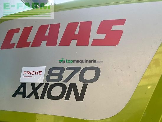 Tractor agrícola - Claas - axion 870 cmatic cebis