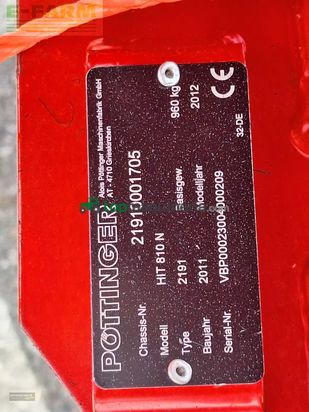 Henificador - Pöttinger - hit 810 n