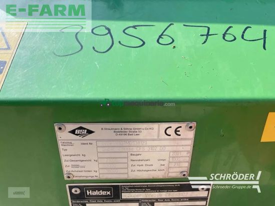 Remolqu agrícola - Strautmann - super vitesse cfs 3102 do