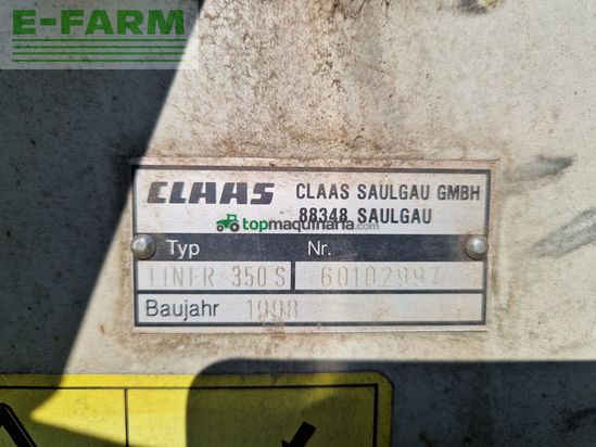 Henificador - Claas - claas 390 s