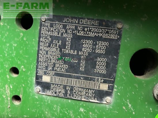 Tractor agrícola - John Deere - 6175m