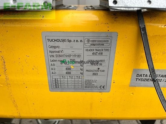 Cabezal - New Holland - varifeed 12,50 m hd 41 v