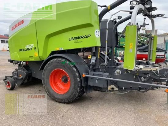 Empacadora gigant - Claas - rollant 455 rc uniwrap
