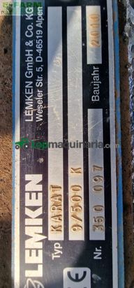 Cultivador - Lemken - karat 9/500 k