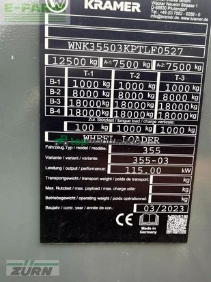 Minicargadora - kramer - kl 55.8t garantie bis 07/2027