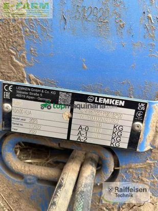 Grada de disco - Lemken - rubin 10/500 kua