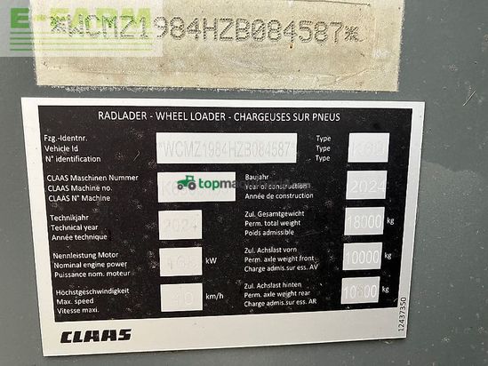 Minicargadora - Claas - torion 1611 p