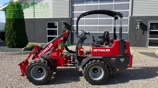 Minicargadora - Thaler - 2838l dpf hæve/sænke tag og brede hjul