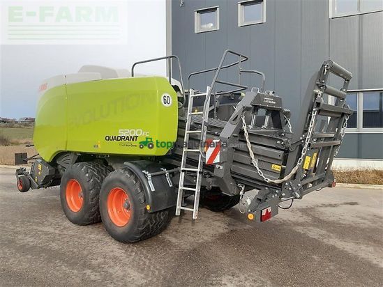 Empacadora gigant - Claas - quadrant 5200 fc evolution