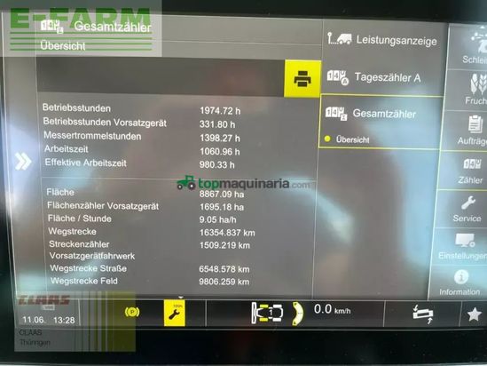 Cosechadora de Cereal - Claas - jaguar 970