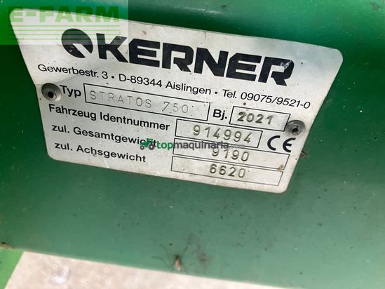 Combinado de siembra - Kerner - Stratos SA 750