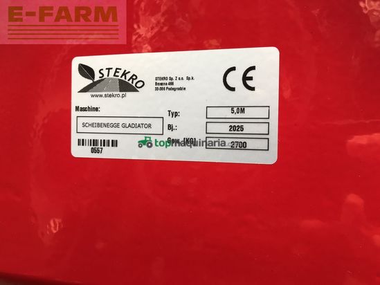 Grada de disco -  - gladiator rx scheibenegge 5m