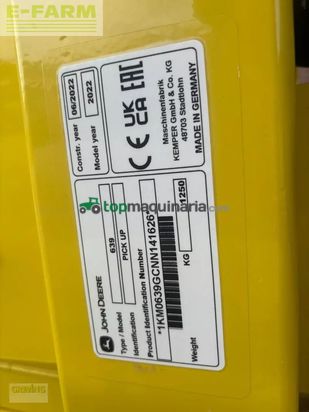 Cabezal - John Deere - 639 premium