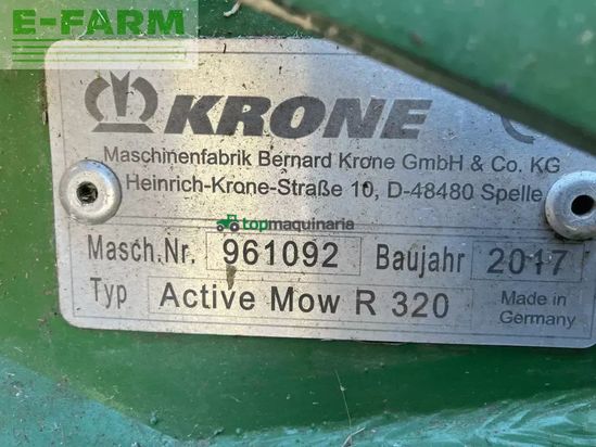 Cortacésped manual - Krone - faucheuse active mow r 320
