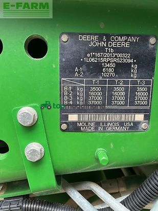 Tractor agrícola - John Deere - 6r215