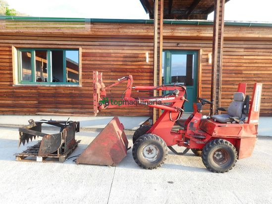 Minicargadora - Weidemann - 1015d/p ( 1.240kg ) 3 anbaugeräte!