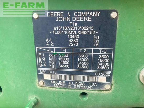Tractor agrícola - John Deere - 6110m
