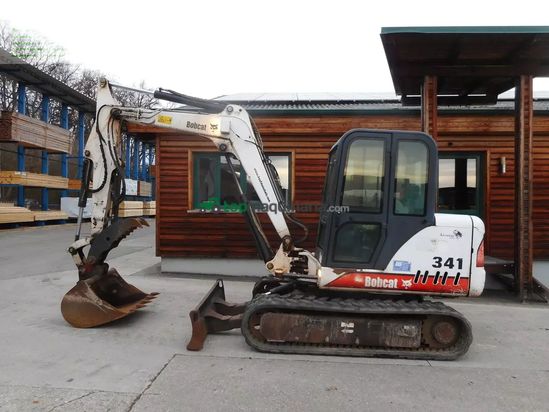 Excavadora - Bobcat - 341 d ( 5.300kg ) sw + schaufel + hydr. niederha