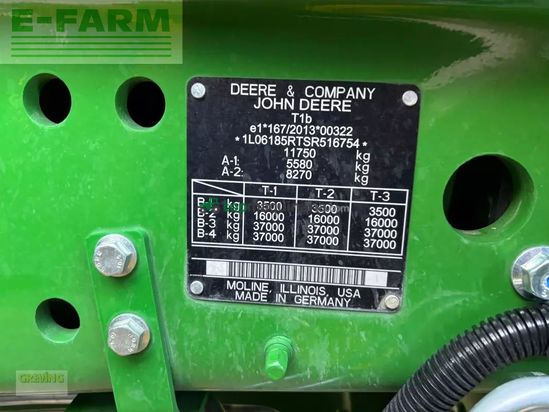 Tractor agrícola - John Deere - 6r185 *garantieverlängerung*