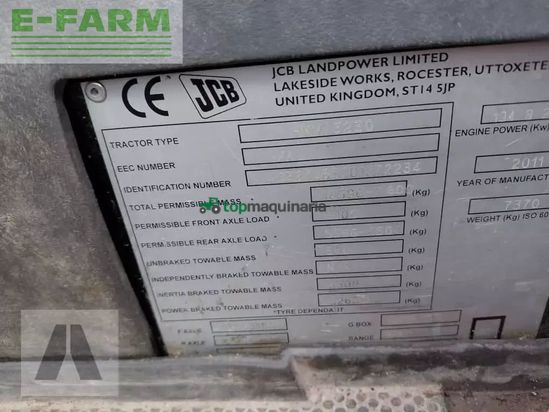 Tractor agrícola - JCB - fastrac 3230