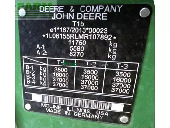 Tractor agrícola - John Deere - 6155r