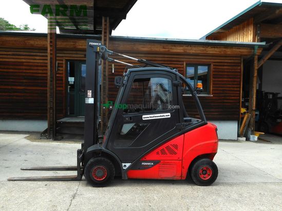 Elevadora - Linde - h25d-02 evo triplex 5,96m + ss + kabine
