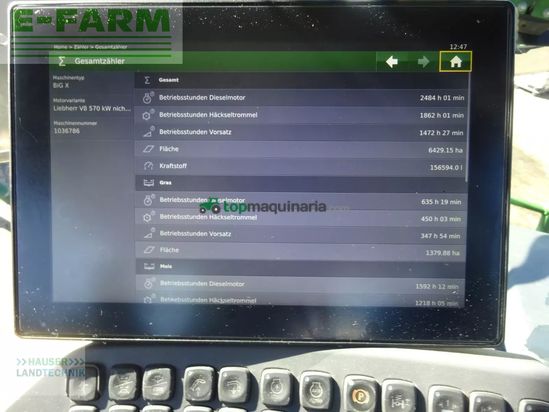 Cosechadora de Cereal - Krone - big x 780 stufe 0