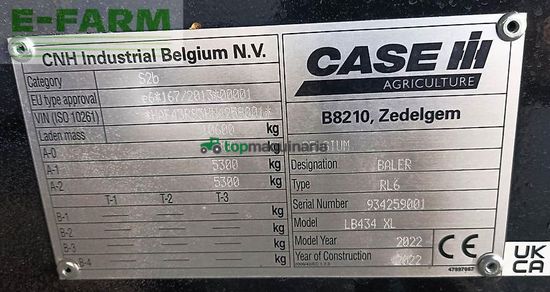 Empacadora gigant - Case IH - lb 434 rotor cutter xl