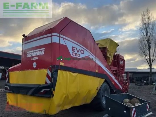 Cosechadora - arrancadora de patata - Grimme - evo 280 clodsep 17
