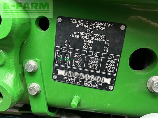 Tractor agrícola - John Deere - 6r 195