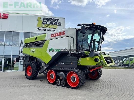 Cosechadora de Cereal - Claas - lexion 8700tt + v1080