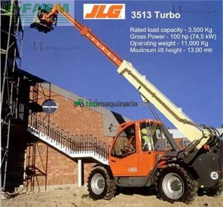 Telescopica - JLG - jlg 3512 ( 3,5t - 12m ) + 3513 ( 3,5t - 13m )