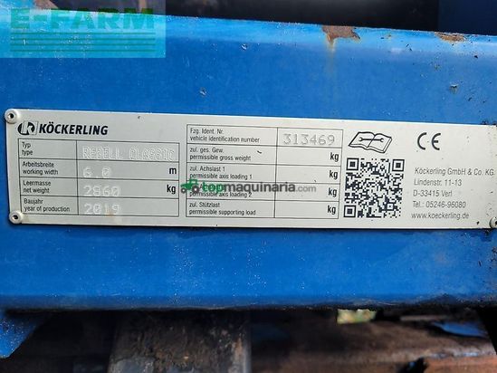 Grada de disco - Kockerling - rebell classic 600 vogelsang