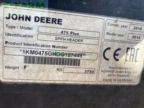 Cosechadora de Cereal - John Deere - 8500i