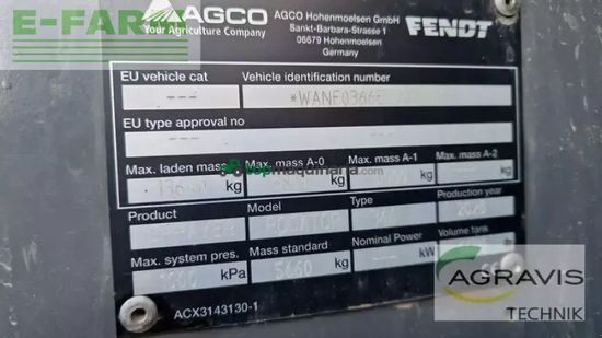 Atomizador - Fendt - rogator 366