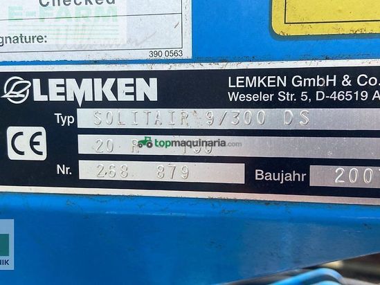 Sembradora - Lemken - solitair 9/300