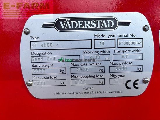 Sembradora - Väderstad - spirit 400c
