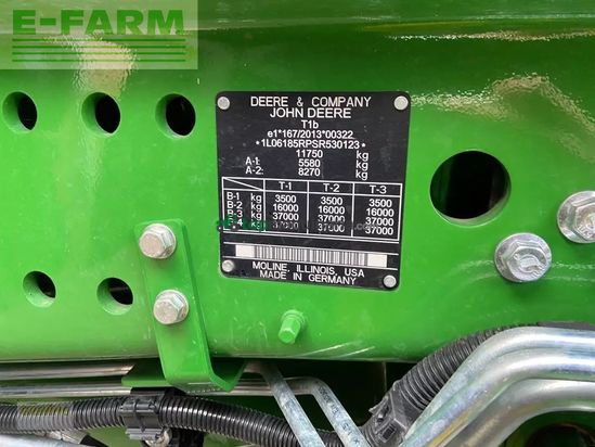 Tractor agrícola - John Deere - 6r185 *garantieverlängerung*