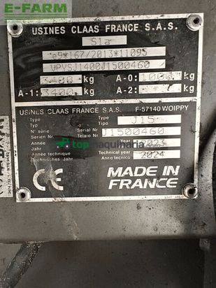 Empacadora gigant - Claas - variant 580 rf