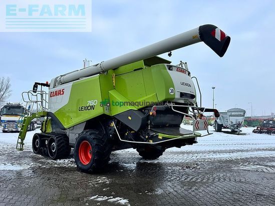 Cosechadora de Cereal - Claas - lexion 760 tt + v1200