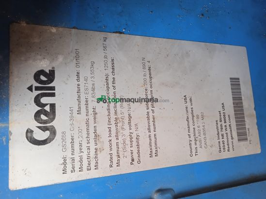 Tijera GENIE GS2668RT