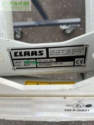Cabezal - Claas - crop sensor