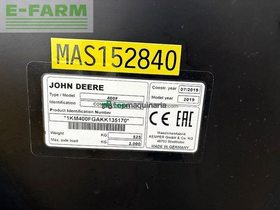 Cabezal - Kemper - 490plus inkl. 400f komfortfahrwerk