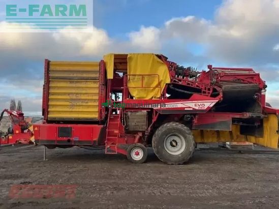 Cosechadora - arrancadora de patata - Grimme - evo 280 clodsep 17