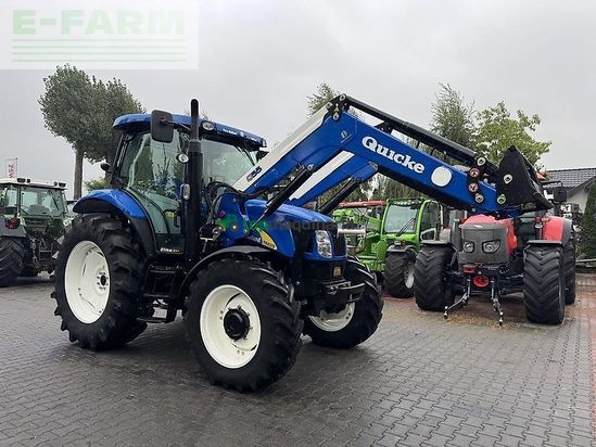 Tractor agrícola - New Holland - t6020 elite + quicke q55 Elite